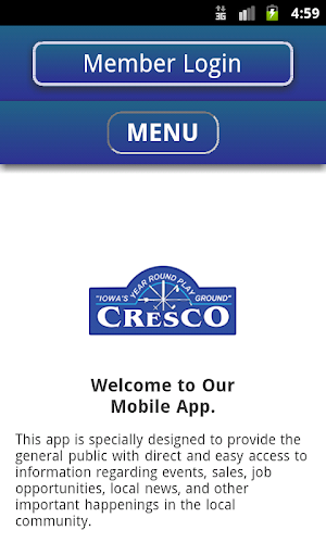 Cresco Area Chamber Screenshot 1