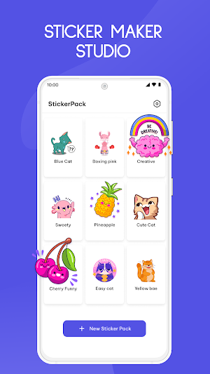 Sticker Maker: Text stickers Screenshot 0