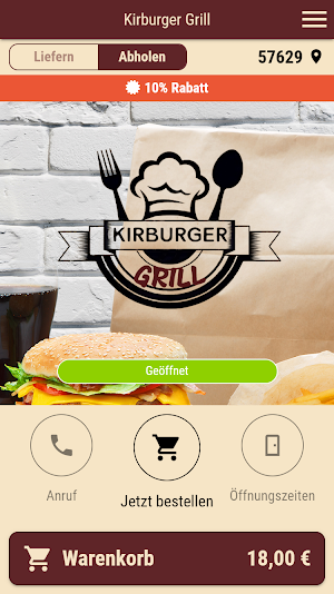 Kirburger Grill Screenshot 0