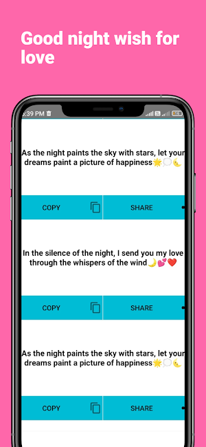 Good Night Wish For Love Screenshot 3