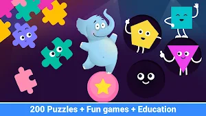 Animal puzzle & games for kids Screenshot 1