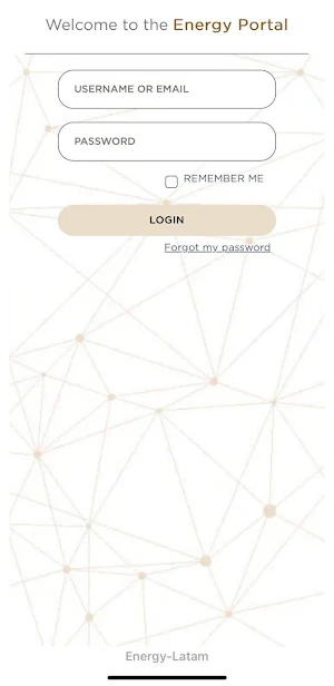 Energy Portal Screenshot 1