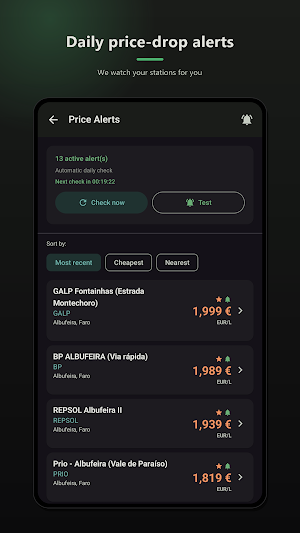 AbastecePT - Fuel in Portugal Screenshot 2