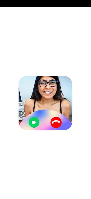 Mia khalifa fake video call Screenshot 2