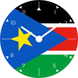 South Sudan Analog Watch Face Screenshot 3