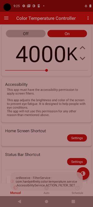 Color Temperature Controller Screenshot 1