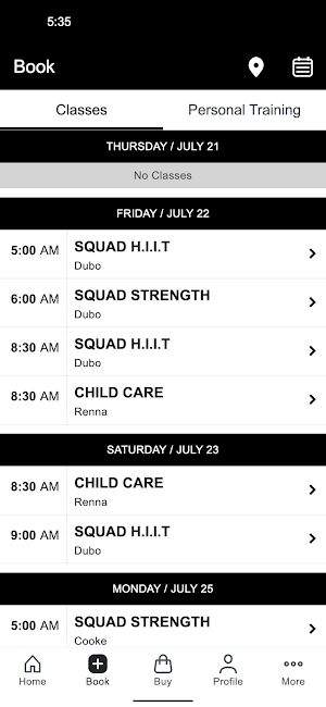 Quadrant Fitness Screenshot 1