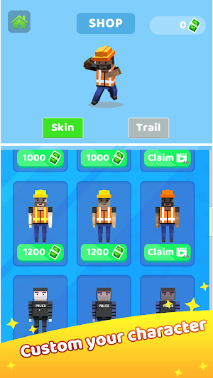 Blocks Stack Dash : Amaze puzzle fill colors 3D Screenshot 1