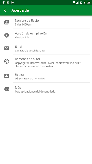 Radio Solar Espinar Screenshot 2