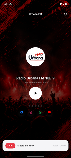 Radio Urbana FM 100.9 Screenshot 1