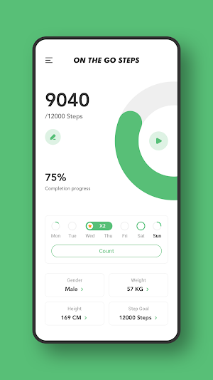 On The Go Steps Screenshot 1