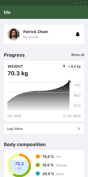 WORK health club Screenshot 2