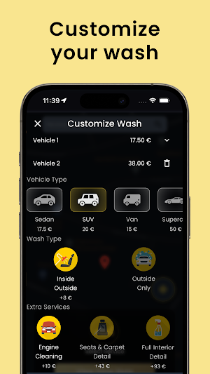 Steamit Cy - Mobile Car Wash Screenshot 0