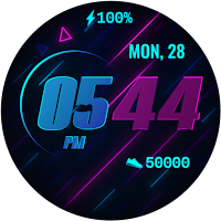Pixel Beam Watch Face