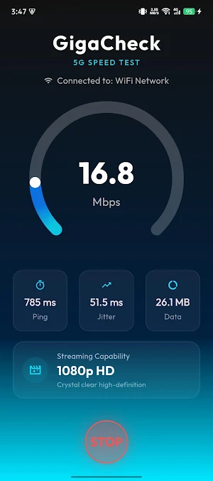 5G Speed Test: HyperGiga Screenshot 0
