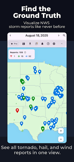 Ground Truth: Storm Reports Screenshot 1
