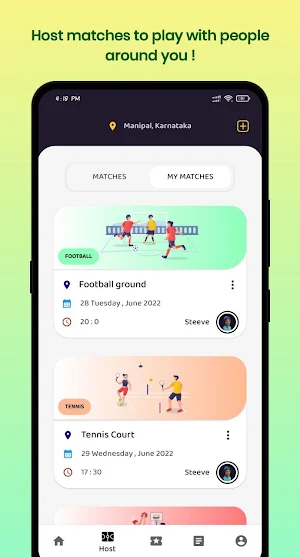 Engagin- Sports, Booking&Event Screenshot 2