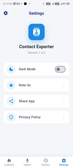 Contact Exporter Screenshot 3