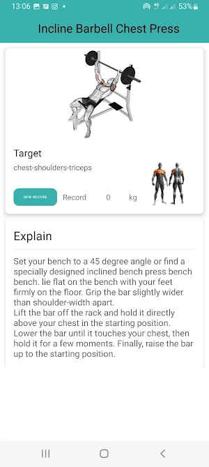Bodybuilding club Screenshot 2