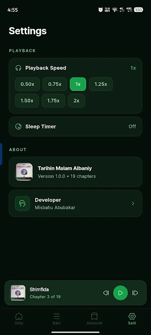 Tarihin Malam Albaniy Zaria Screenshot 1