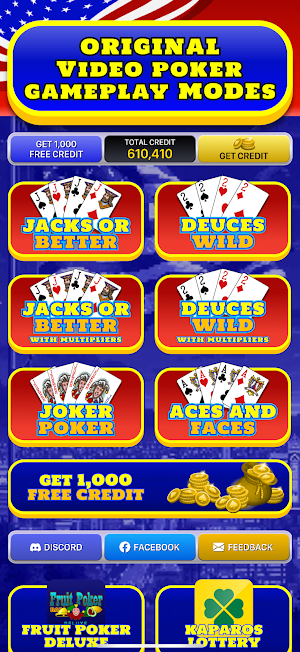 American Video Poker Screenshot 0
