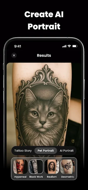 Skin Artist: AI Tattoo App Screenshot 2