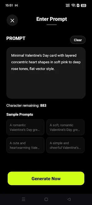 AI Valentine Day Card Maker Screenshot 3