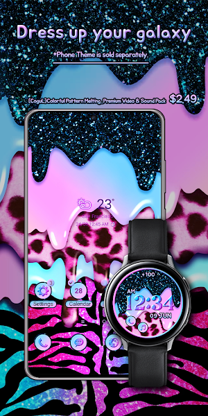 Colorful Pattern_Watchface Screenshot 3