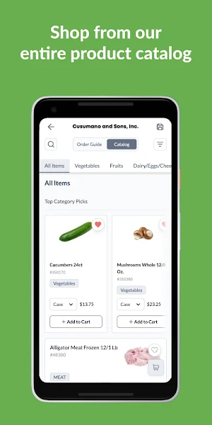 Cusumano and Sons Screenshot 2