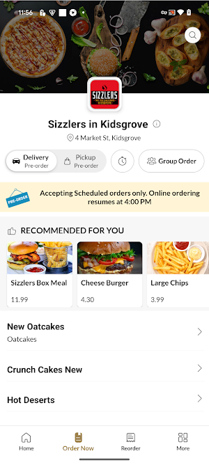 Sizzlers in Kidsgrove Screenshot 1