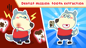 Wolfoo Dentist: Dental Care Screenshot 3