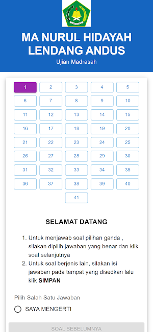 MA NURUL HIDAYAH LENDANG ANDUS Screenshot 0