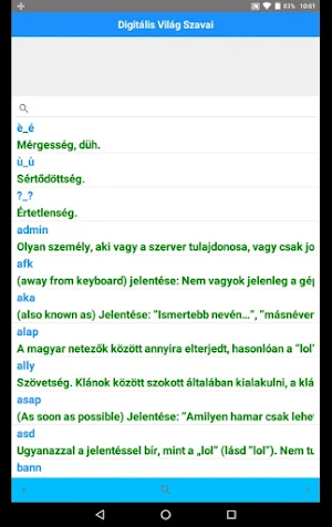 Digitális Világ Szavai Screenshot 1