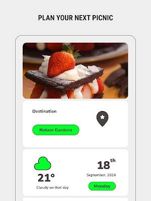 Picnic Planner- Plan, Memories Screenshot 3