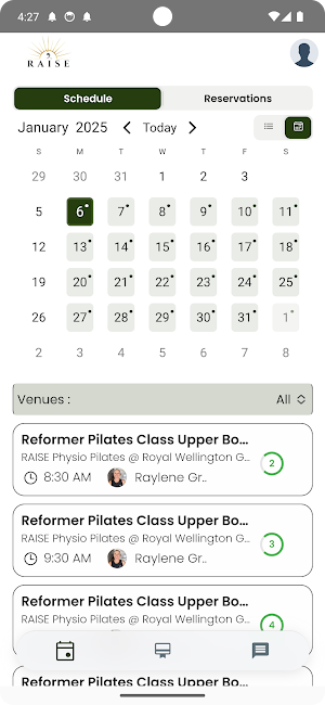 RAISE Pilates Screenshot 0