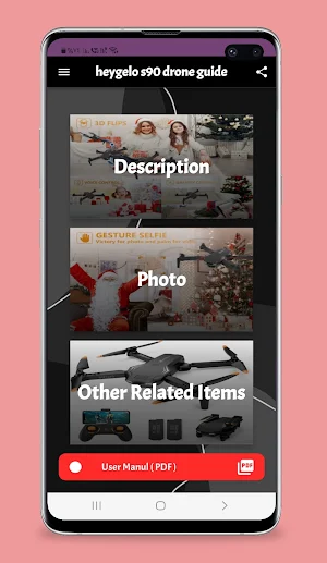 heygelo s90 drone guide Screenshot 0