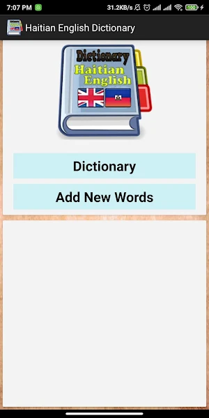 Haitian English Dictionary screenshot 1