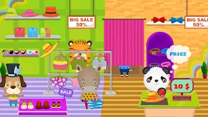 Pretend Pet Supermarket: Town Animal Mall Shopping Screenshot 1