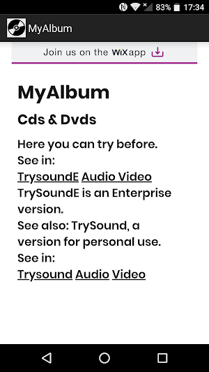 MyAlbum Screenshot 1