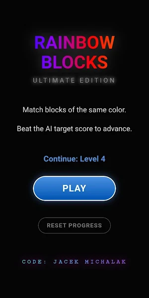 Rainbow Blocks - Hard targets! Screenshot 0