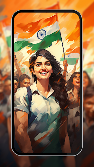 India Flag Wallpaper - तिरंगा Screenshot 3