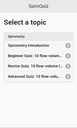 SpiroQuiz Screenshot 0