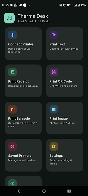 ThermalDesk - Thermal Printing Screenshot 0