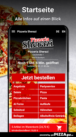 Pizzeria Sherazi Bochum Screenshot 1
