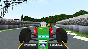 Racing cars minecraft mod Screenshot 0