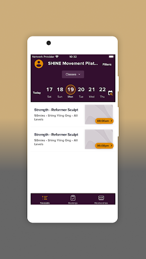 SHINE Movement Pilates Screenshot 2