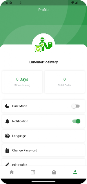 LimeMart Delivery Screenshot 0