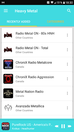 Heavy metal radios Screenshot 1