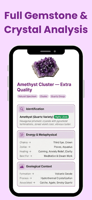 Crystal & Stone Identifier Screenshot 1
