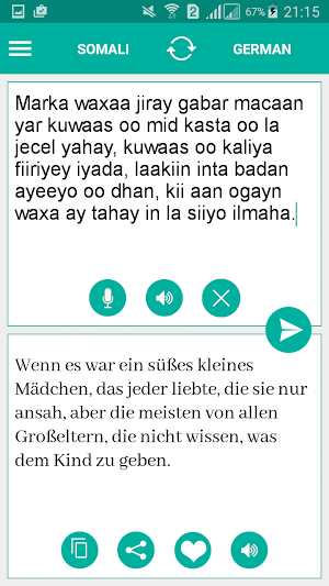 Somali German Translator Screenshot 1